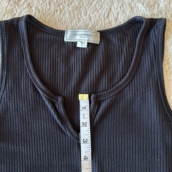 No Comment black tank top size large - Picture 13 of 16